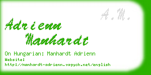 adrienn manhardt business card